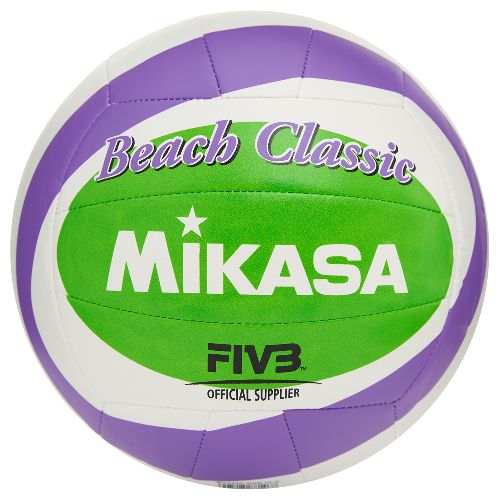 Мяч для пляжного волейбола Mikasa, Цвет Фиолетово-зеленый