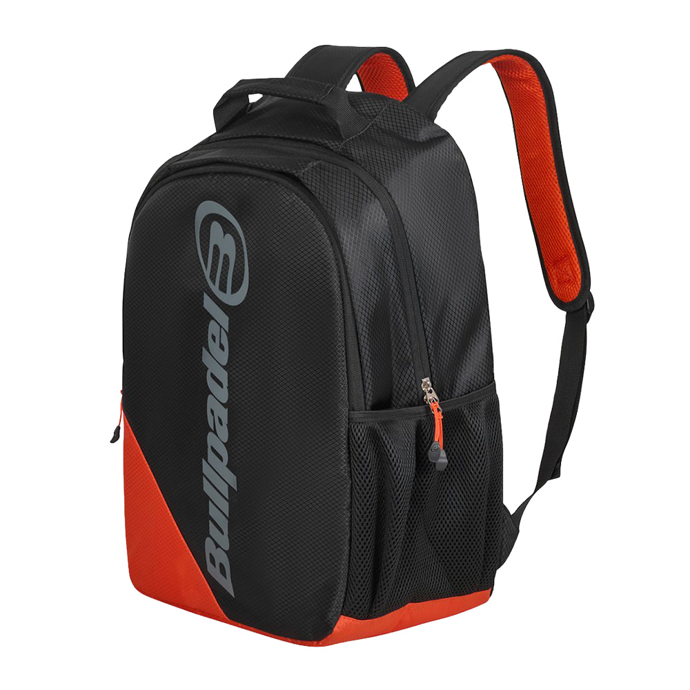 Рюкзак спортивный BULLPADEL Advance, 32х50х20 см, объем 32л., Цвет Черный/Оранжевый