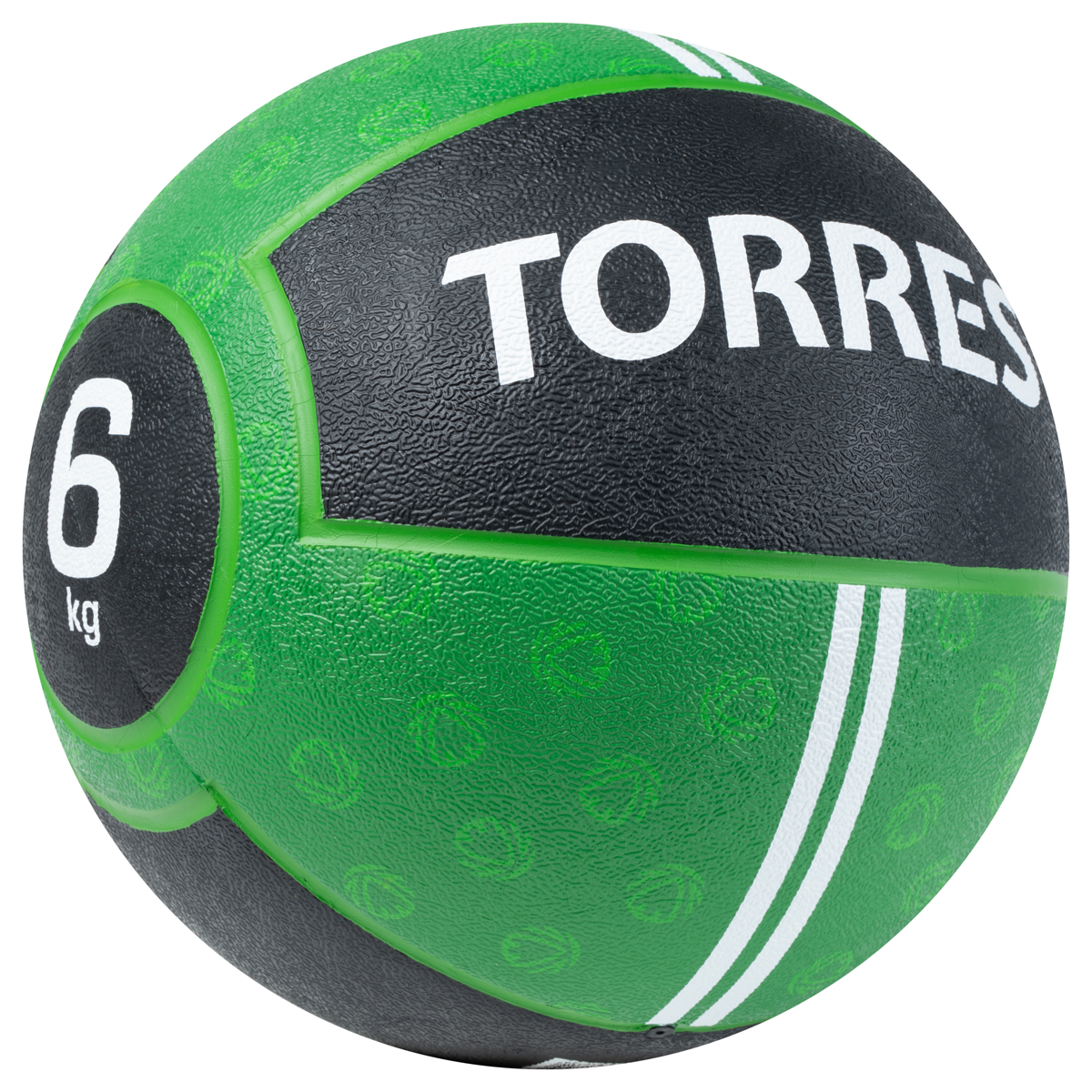 Медбол TORRES резина, Вес 6 кг