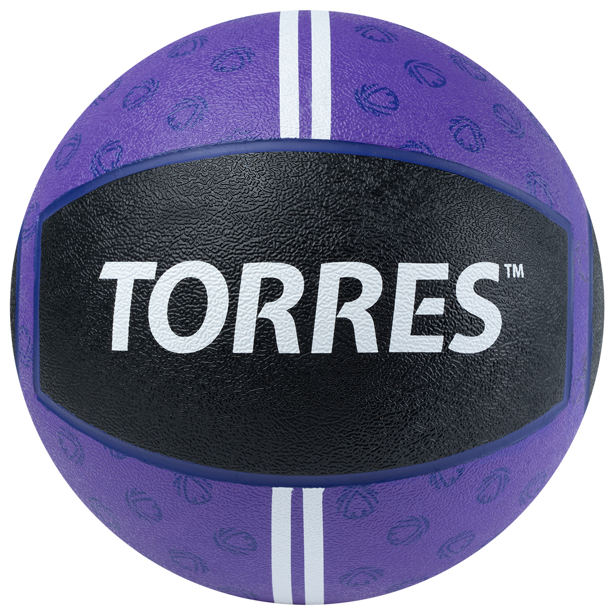 Медбол TORRES резина, Вес 7 кг