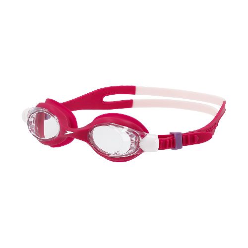Очки для плавания SPEEDO SKOOGLES Jr, для детей 3-6 лет, Цвет очков/линз Красный/Прозрачный