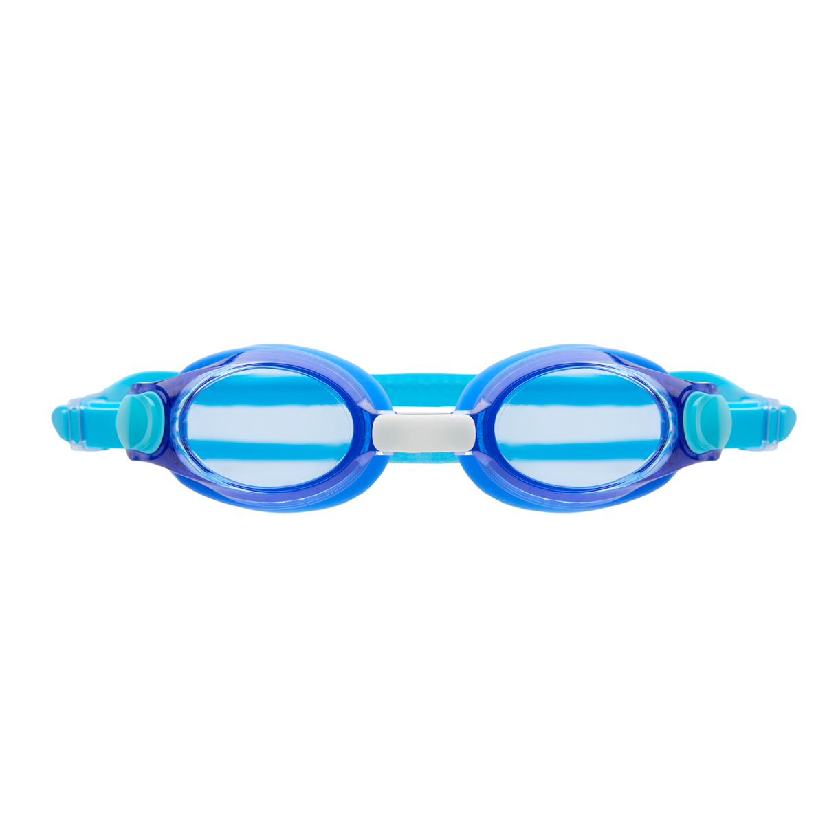 Очки для плавания TORRES Dolphin Kids детские (2-5 лет), Цвет очков/линз Синий/Синий