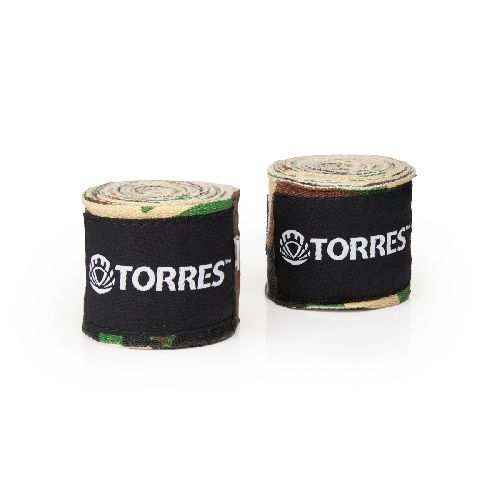 Бинт боксерский эластичный TORRES, 1 пара, Размер Дл. 2,5 м, Цвет Камуфляж