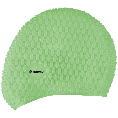 Шапочка для плавания TORRES Bobbles, Цвет Зеленый