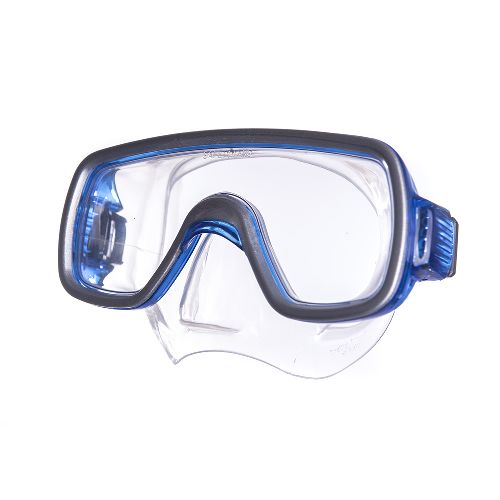 Маска для плавания SALVAS Geo Jr Mask, размер детский, Размер junior, Цвет Синий