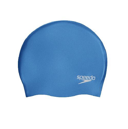Шапочка для плавания SPEEDO Plain Molded Silicone Cap, Цвет Ярко-синий