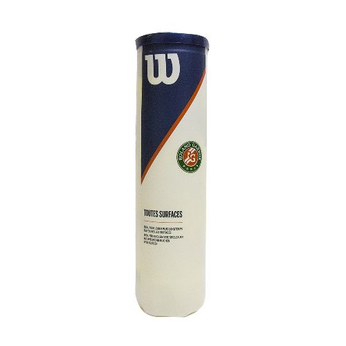 Мяч теннисный WILSON Roland Garros All Court, одобрено ITF, упаковка 4 штуки