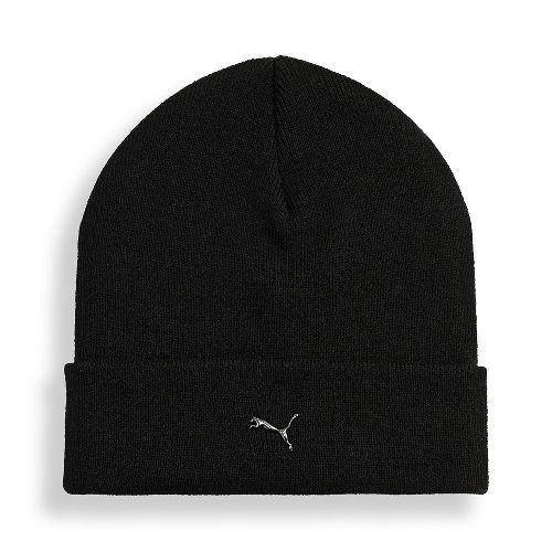 Шапка PUMA Metal Cat Beanie, Цвет Черный