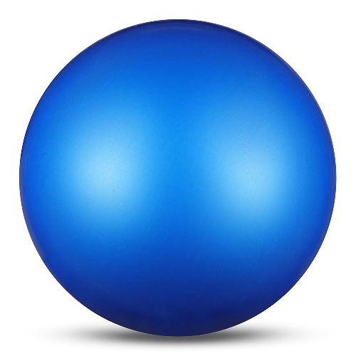 Мяч для художественной гимнастики  INDIGO IN329 диаметр 19 см, Цвет Синий