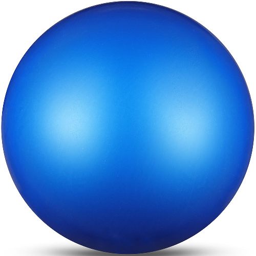 Мяч для художественной гимнастики  INDIGO IN367 диаметр 17 см, Цвет Синий
