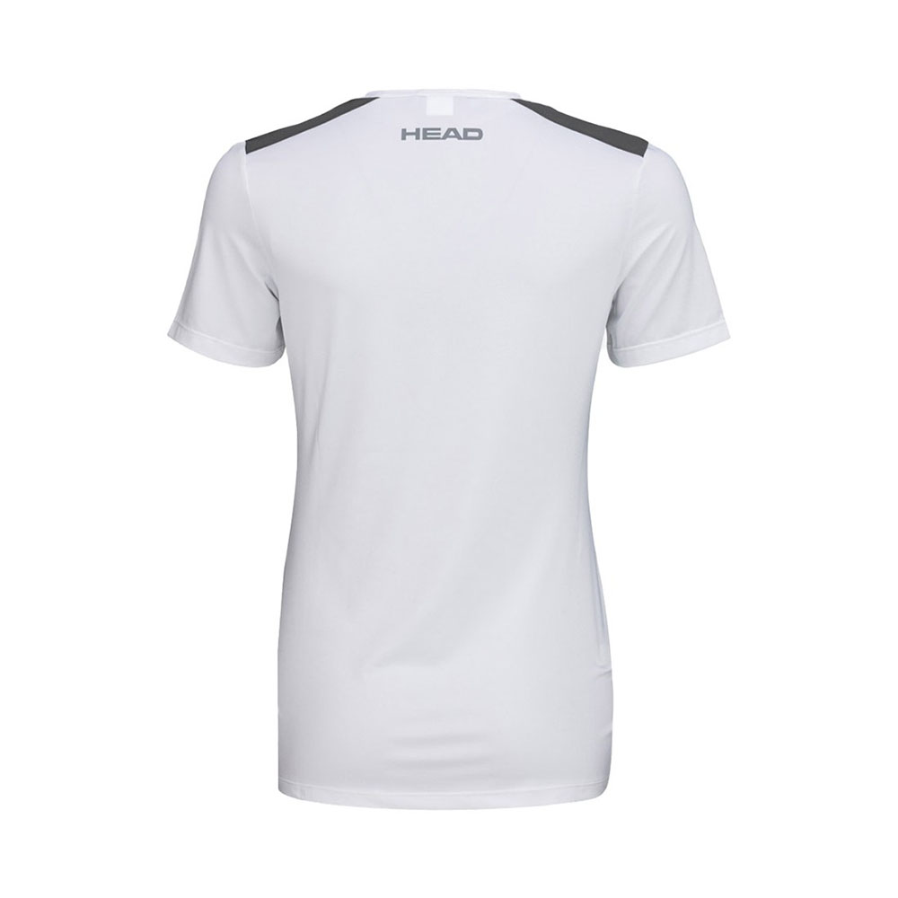 Футболка HEAD Club 22 T-Shirt W, женская, Размер l, Цвет Бело-темносиний