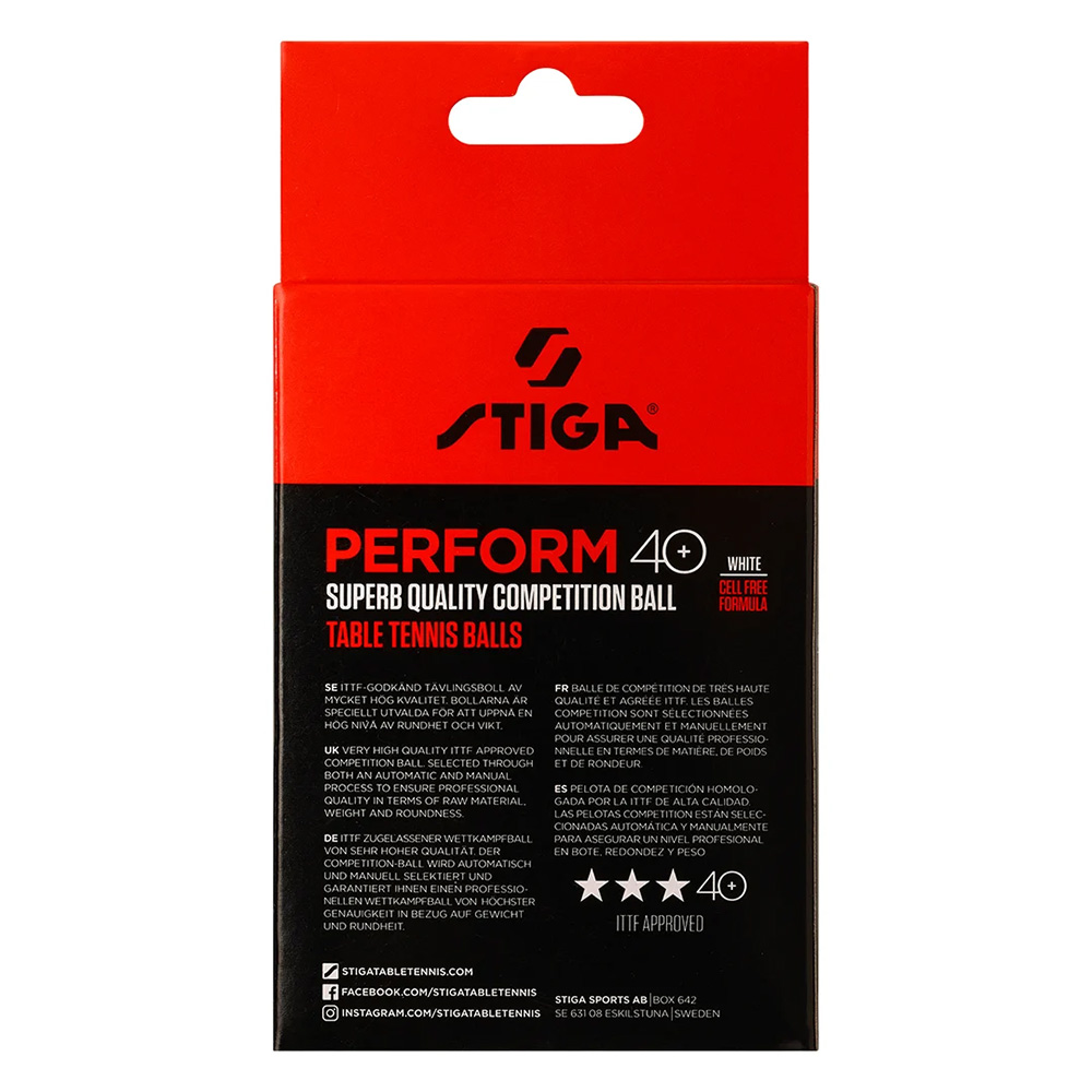 Мяч для настольного тенниса Stiga Perform 3***