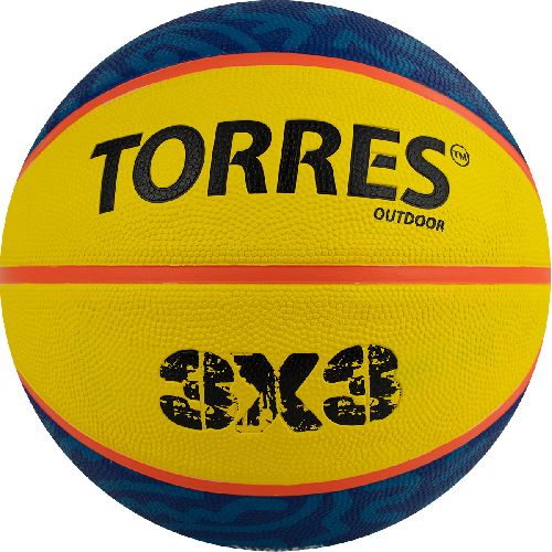 Мяч баскетбольный (стритбол) TORRES 3х3 Outdoor, резина, размер 6