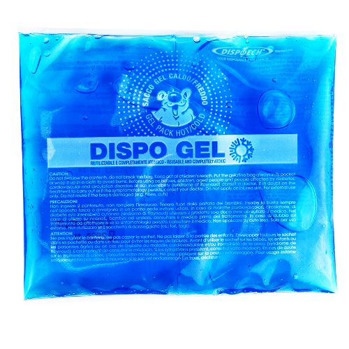 Многоразовый гелевый пакет для нагрева/охлаждения DISPO GEL, Размер 11*11 см