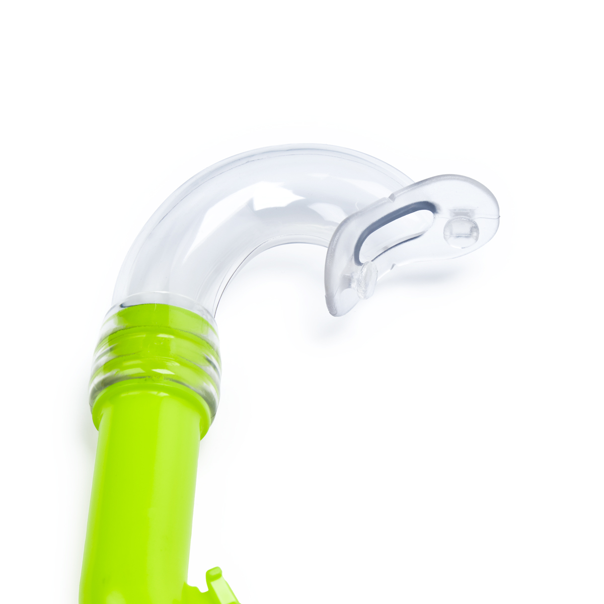 Трубка плавательная SALVAS Rapallo Snorkel, без клапана, размер взрослый, Цвет Желтый