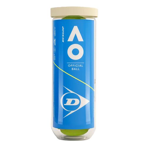 Мячи для большого тенниса Dunlop Australian Open, упаковка 3 шт, ITF