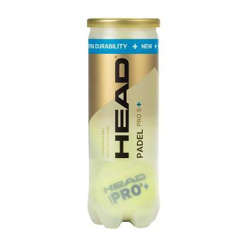 Мяч для падела HEAD Padel Pro S+, FIP Approved, упаковка 3 мяча