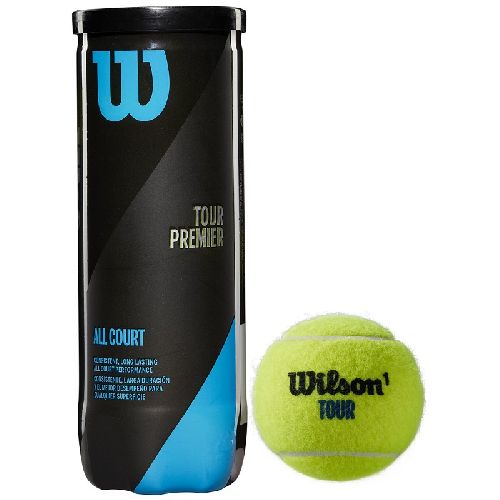 Мяч теннисный Wilson Tour Premier All Court, одобрен ITF, 3шт.