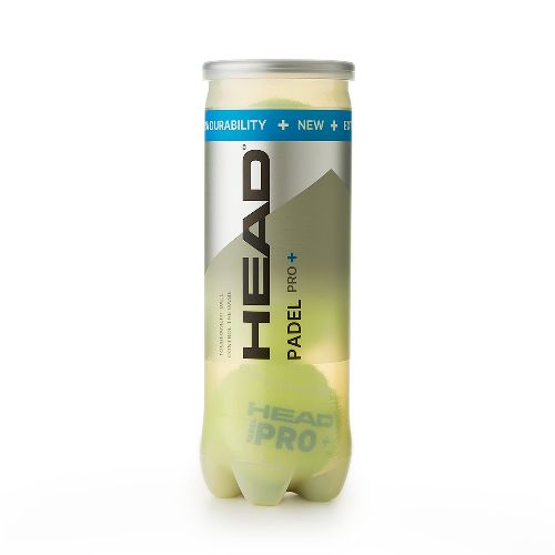 Мяч для падела HEAD Padel Pro+, FIP Approved, упаковка 3 мяча