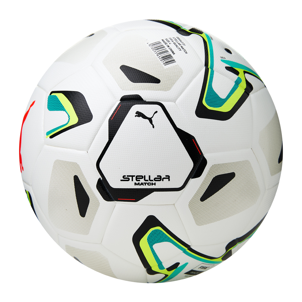 Мяч футбольный PUMA Stellar Match 08506301, FIFA Quality, Размер 4
