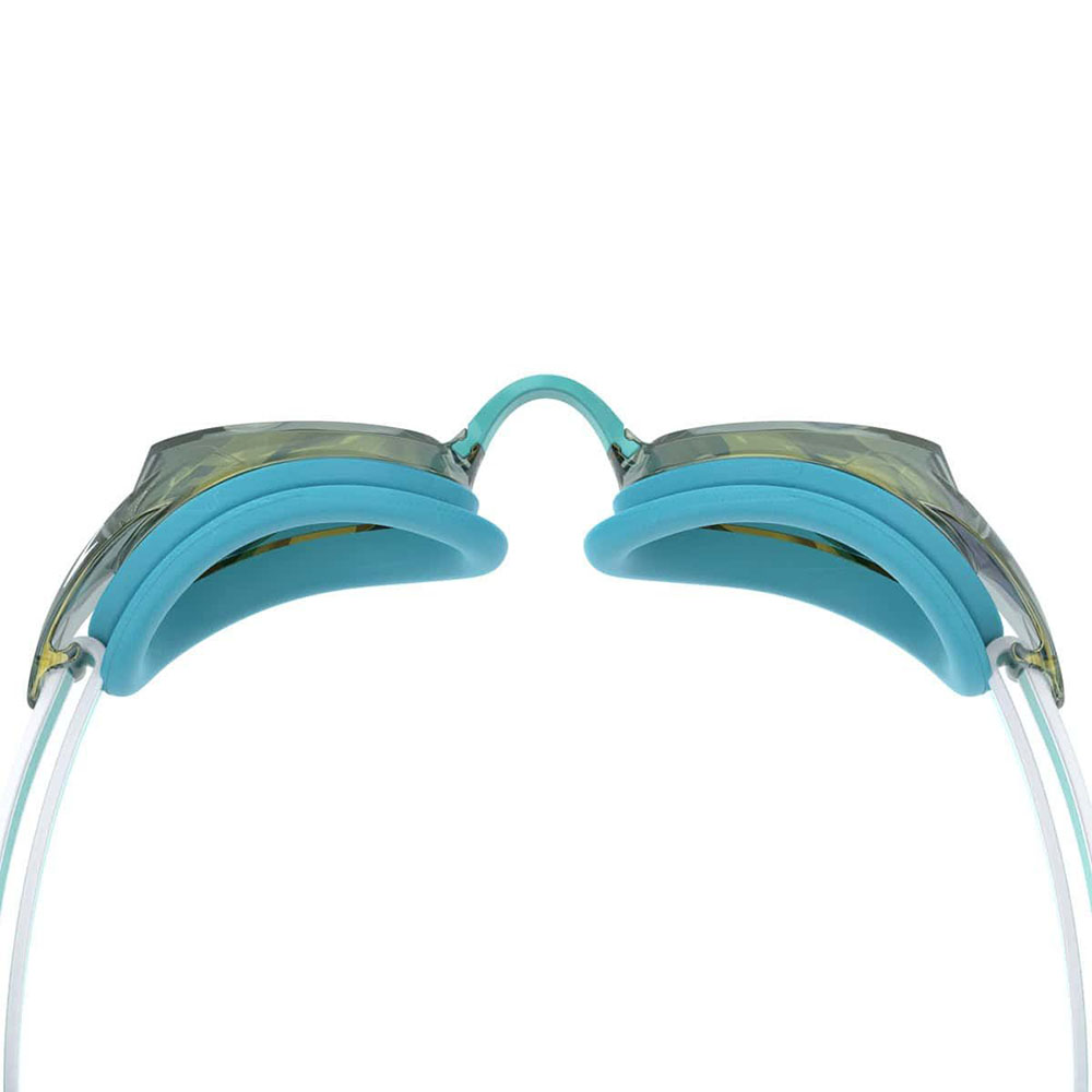 Очки для плавания SPEEDO Women`s Vanquisher 3.0 Mirrored, World Aquatics Approved, Цвет очков/линз Голубой/Зеркальный