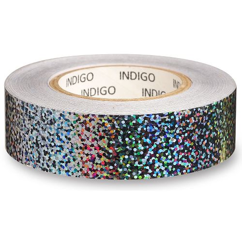Обмотка для гимнастического обруча INDIGO Crystal, Цвет Серебристый металлик