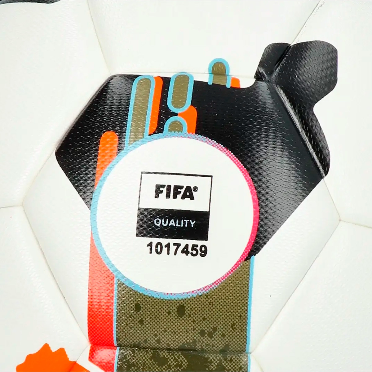 Мяч футбольный PUMA Orbita 3 TB FQ 08432501, FIFA Quality, Размер 4, Цвет Бело-черно-оранжевый