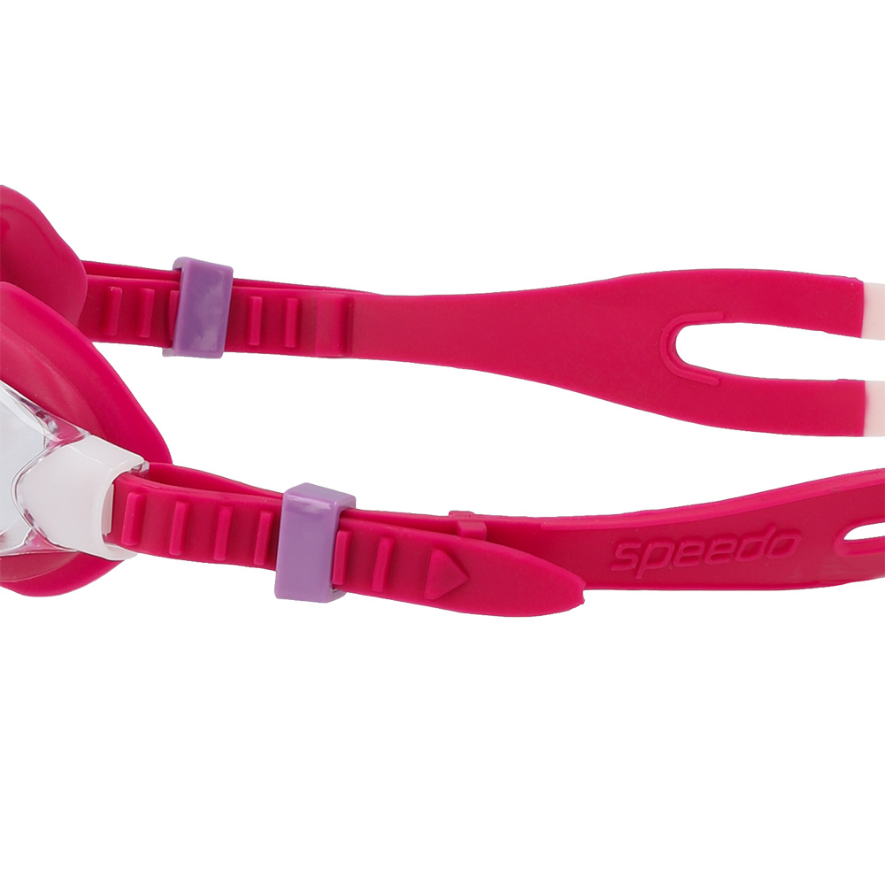 Очки для плавания SPEEDO SKOOGLES Jr, для детей 3-6 лет, Цвет очков/линз Красный/Прозрачный