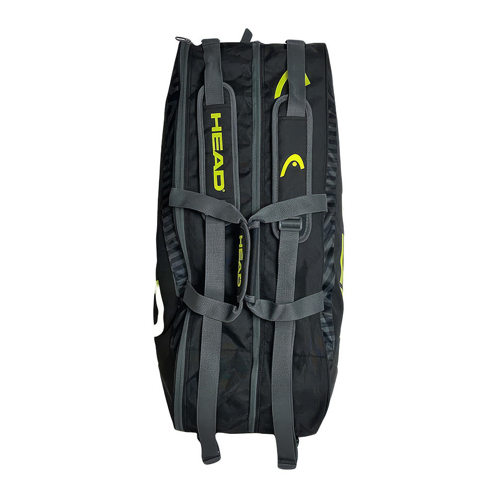 Сумка-чехол HEAD Base Racquet Bag M, 72*30*28см, Цвет Черно-салатовый