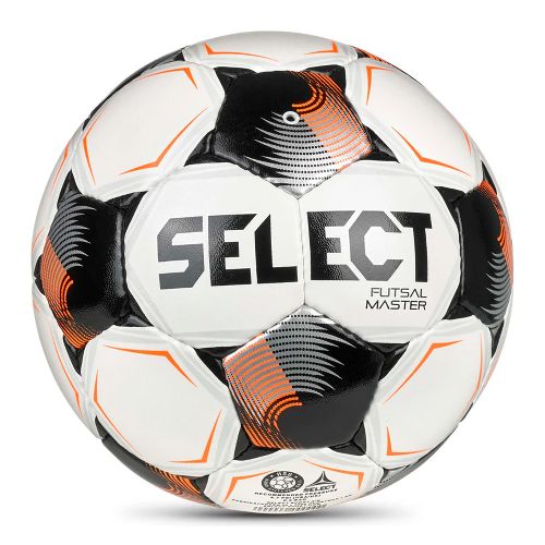 Мяч футзальный SELECT Futsal Master V26, Цвет Белый/Черный/Оранжевый