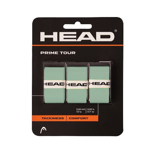 Овергрип HEAD Prime Tour, в упаковке 3 шт., Цвет Мятный