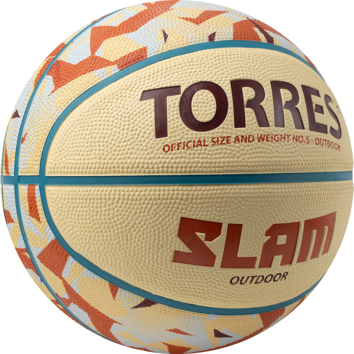 Мяч баскетбольный TORRES Slam, Размер 5