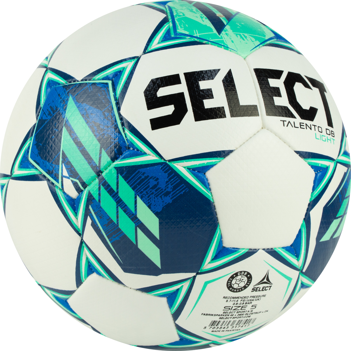 Мяч футбольный SELECT Talento DB Light V23, Размер 5
