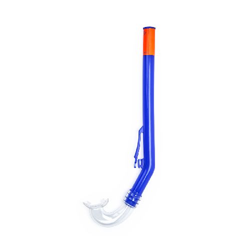 Трубка плавательная SALVAS Kid Snorkel, без клапана, размер детский, Цвет Синий