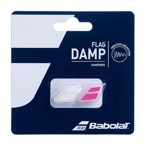 Виброгаситель BABOLAT Flag Damp, Цвет Бело-розовый