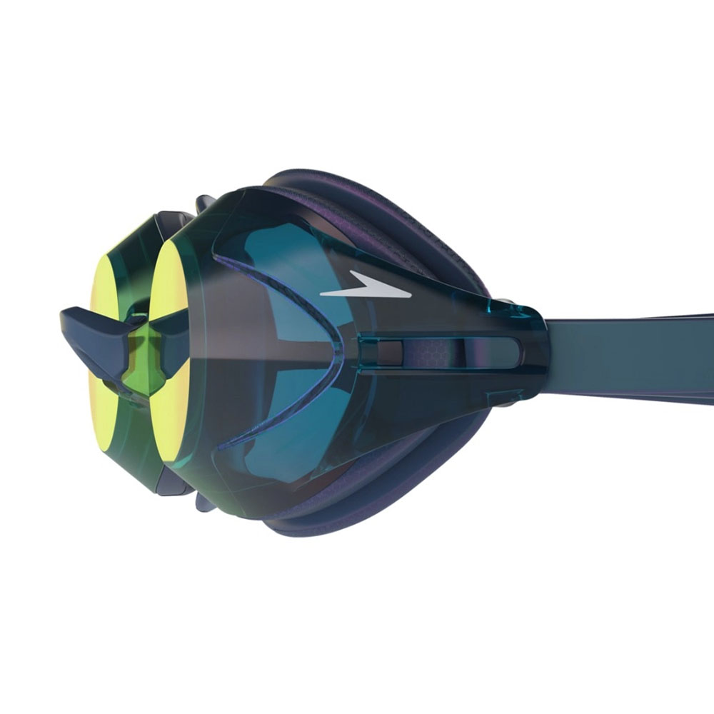 Очки для плавания SPEEDO Vanquisher 3.0 Mirrored, Цвет очков/линз Темно-синий/Зеркальный