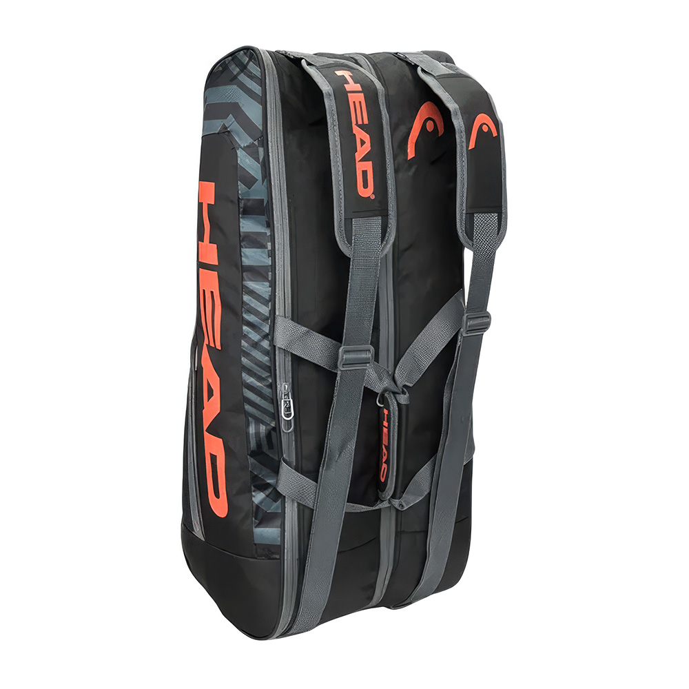 Сумка-чехол HEAD Base Racquet Bag M, 76*32*28см., Цвет Черный/Оранжевый