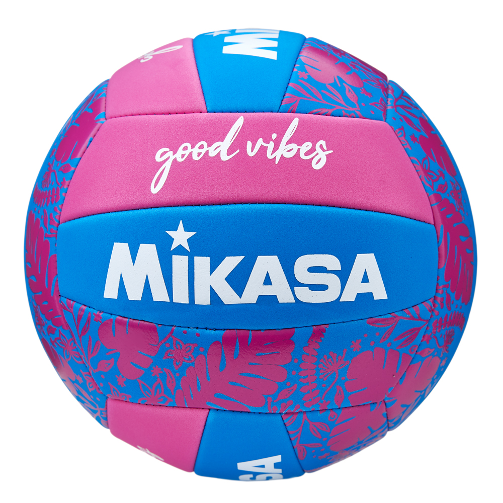 Мяч для пляжного волейбола Mikasa, Цвет Сине-розовый