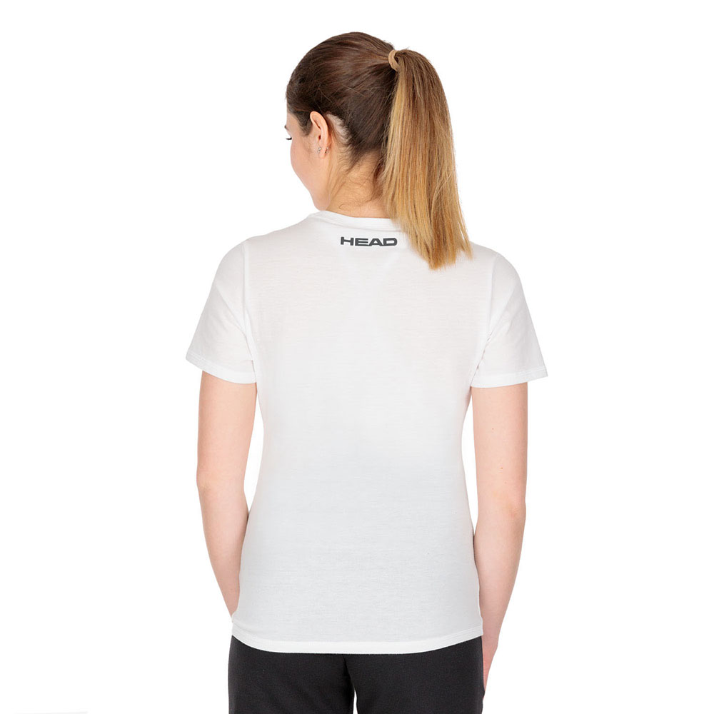 Футболка женская HEAD Club Original T-Shirt W, Размер l, Цвет Белый