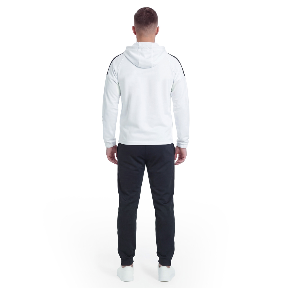 Костюм спортивный MIKASA, мужской с капюшоном, Размер 3xl, Цвет Белый/Черный