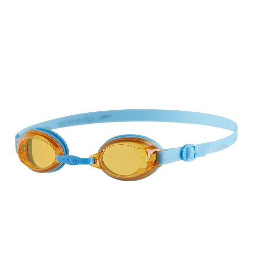 Очки для плавания SPEEDO Jet Jr, детские, Цвет очков/линз Голубой/Оранжевый