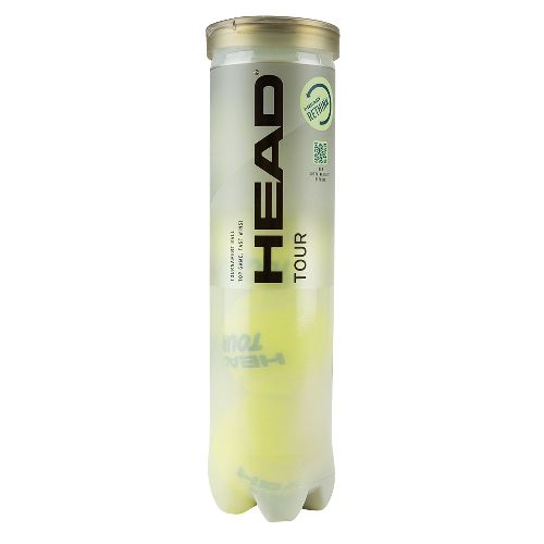 Мяч для большого тенниса HEAD Tour 4B, упаковка 4 мяча, ITF