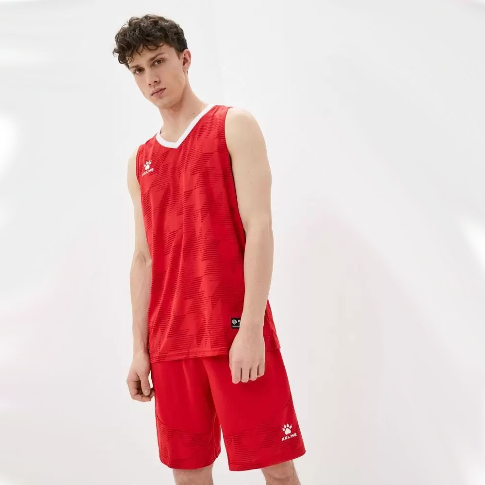 Форма баскетбольная KELME, взрослая, Размер l, Цвет Красный