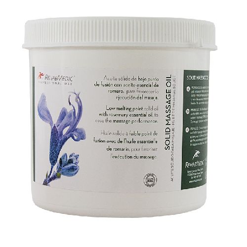 Масло массажное твёрдое REHABMEDIC Solid Massage Oil, C/ROMERO, с розмарином, 1000мл