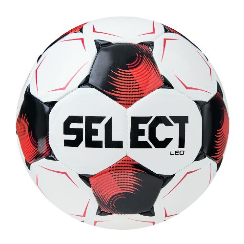 Мяч футбольный SELECT Leo V26, размер 5, бело-черно-красный